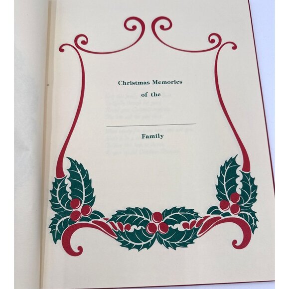The Family Christmas Book Vintage 1982 Keepsake Album Nancy Taylor Collection NE - Picture 4 of 8